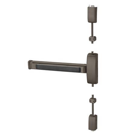 Sargent Grade 1 Surface Vertical Rod Exit Device, Wide Stile Pushpad, 32-in Device, 120-in Door Height, Clas 56-8713E RHR 10B